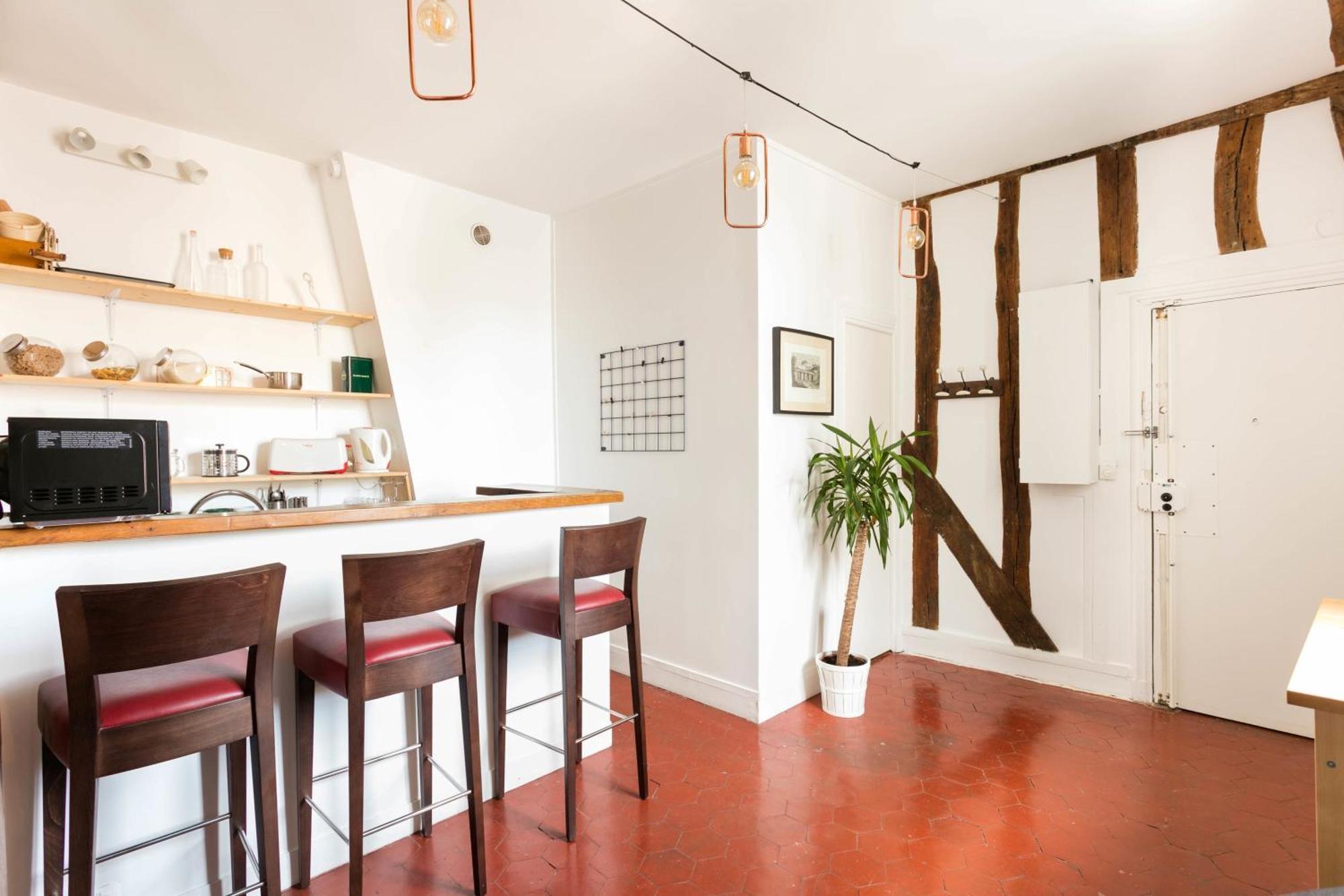 Central Paris 1Br Cozy Appartement Buitenkant foto